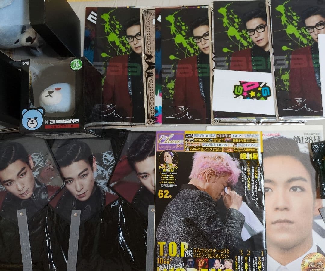 BIGBANG TOP各種グッズ 画像1枚目セット