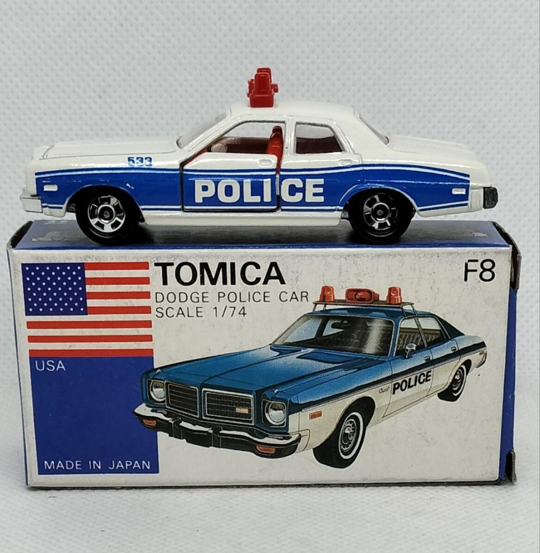 《青箱トミカF8-1-7》ダッジコロネットカスタム【アメリカンポリスカーフェアB