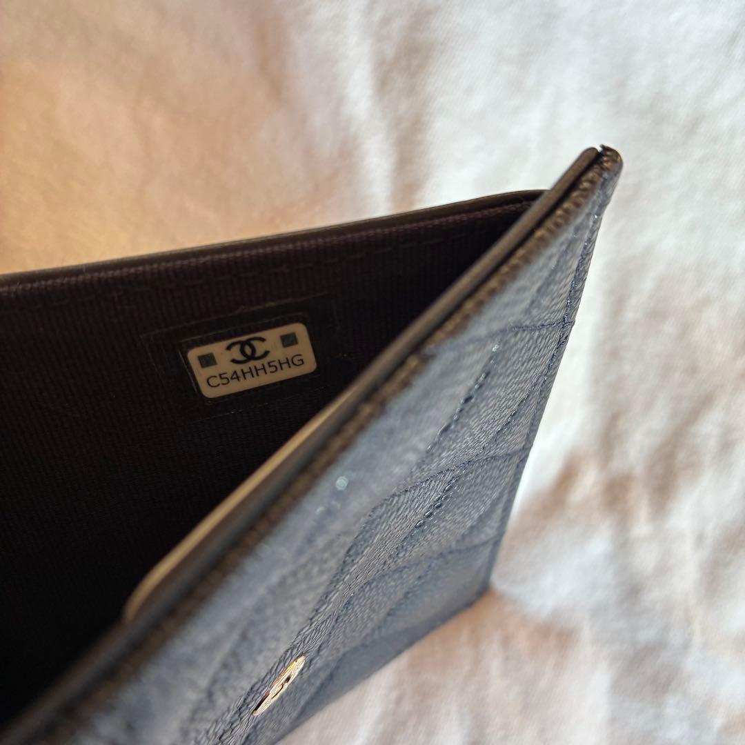 【新品未使用】CHANEL マトラッセ コンパクトウォレット三つ折り財布