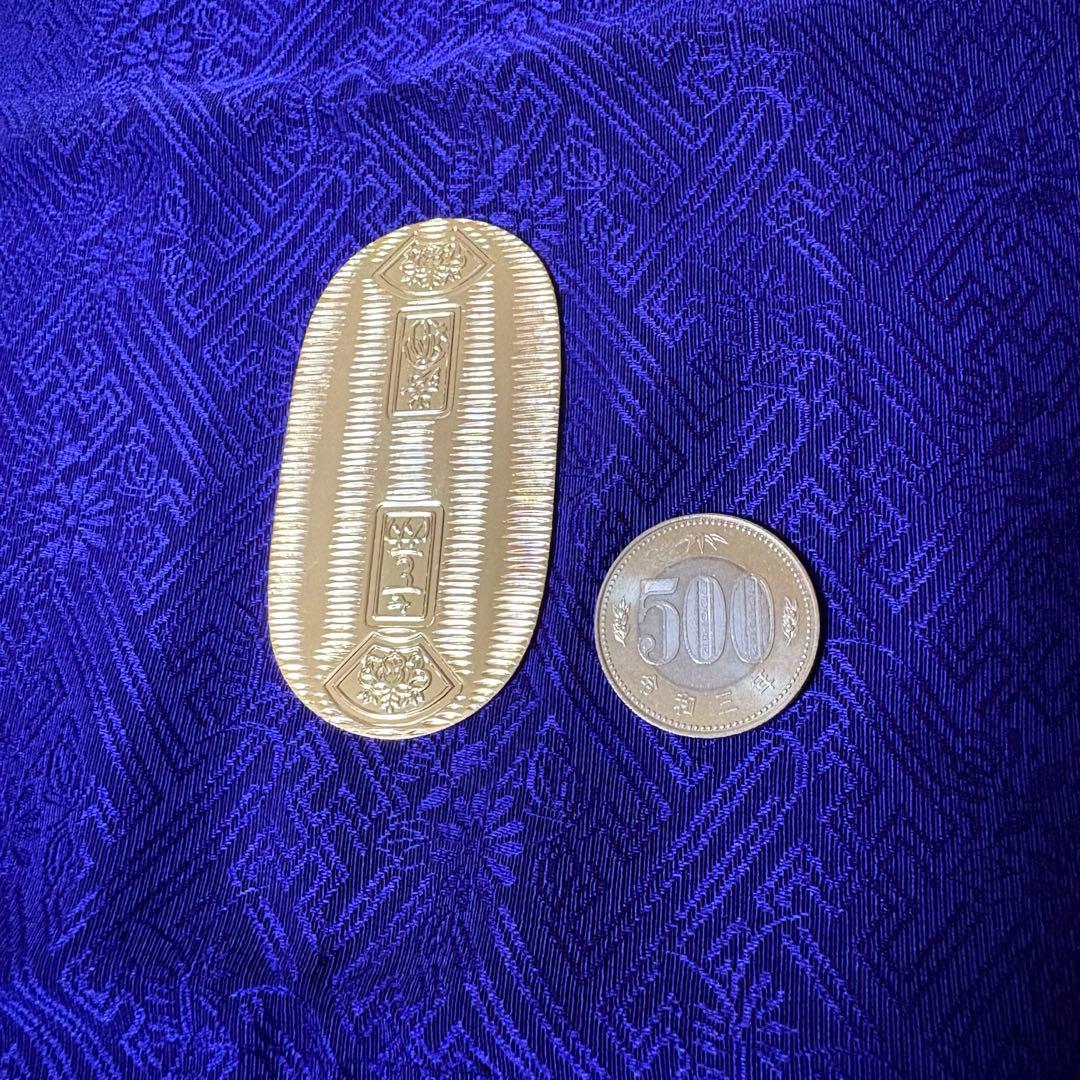 悪代官セット 慶長小判 二十五両　3包セット　金箔貼り　桂記章