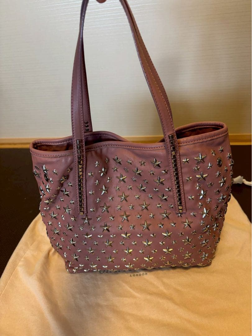 JIMMY CHOO スタースタッズトートバッグ