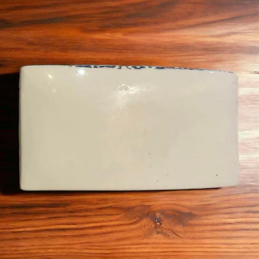 古伊万里 陶枕 陶磁器 枕型置物 染付け 藍色 珍品 骨董 アンティーク まくら