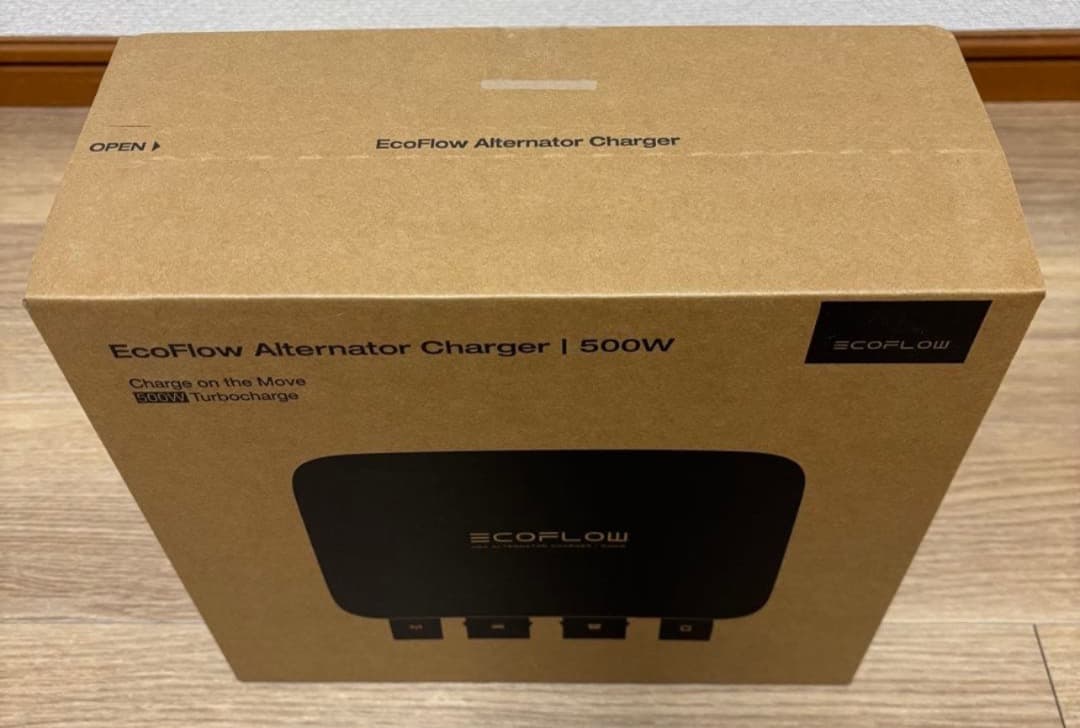 ★エコフローEcoFlow500Wオルタネーターチャージャー新品未使用未開封‼️