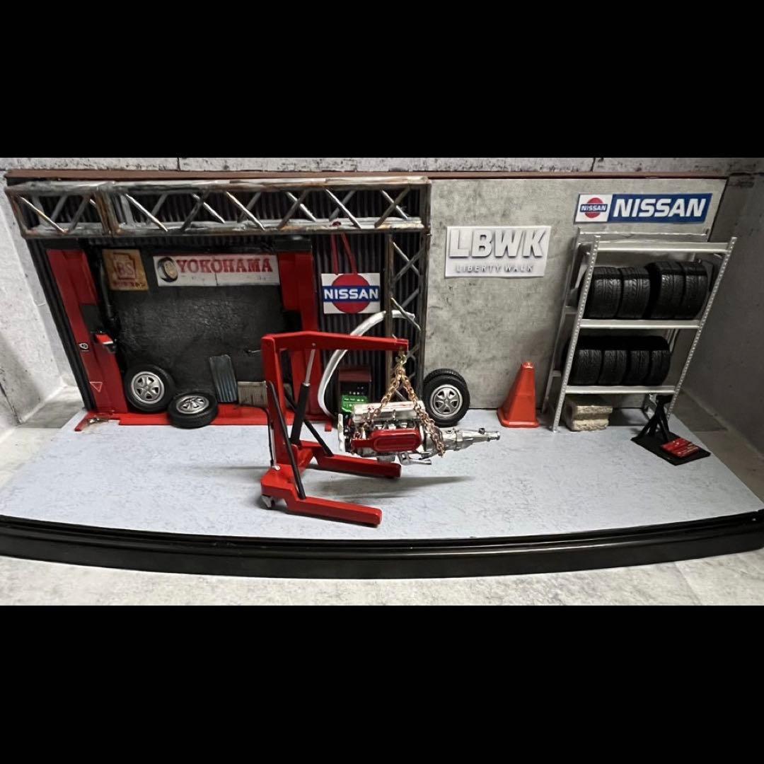 アシェット1/24 フェアレディ240Z カスタム ガレージ ジオラマケース付