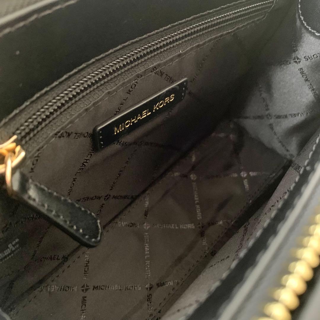 【マイケルコース】ハンドバッグ　ショルダーバッグ　2way シグネチャー　黒