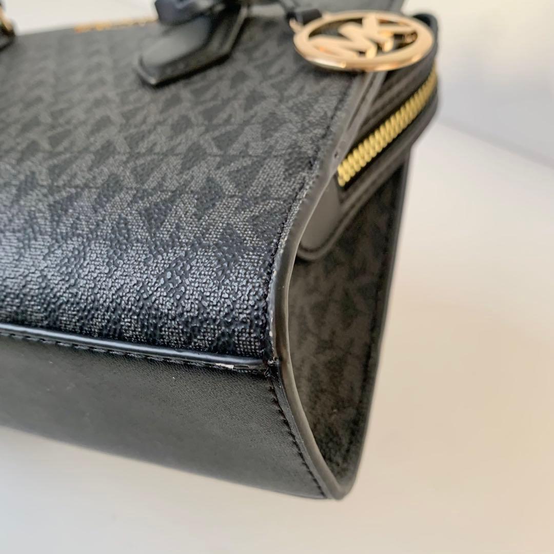 【マイケルコース】ハンドバッグ　ショルダーバッグ　2way シグネチャー　黒