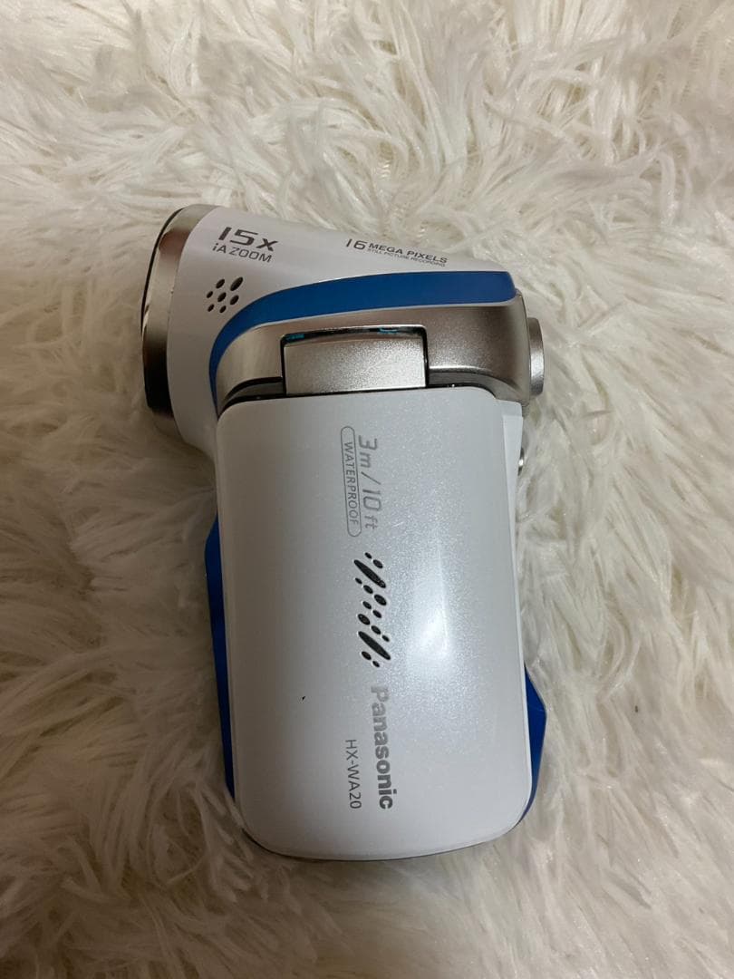 【超美品　簡易動作確認済】パナソニック防水型デジタルムービーカメラHX-WA20