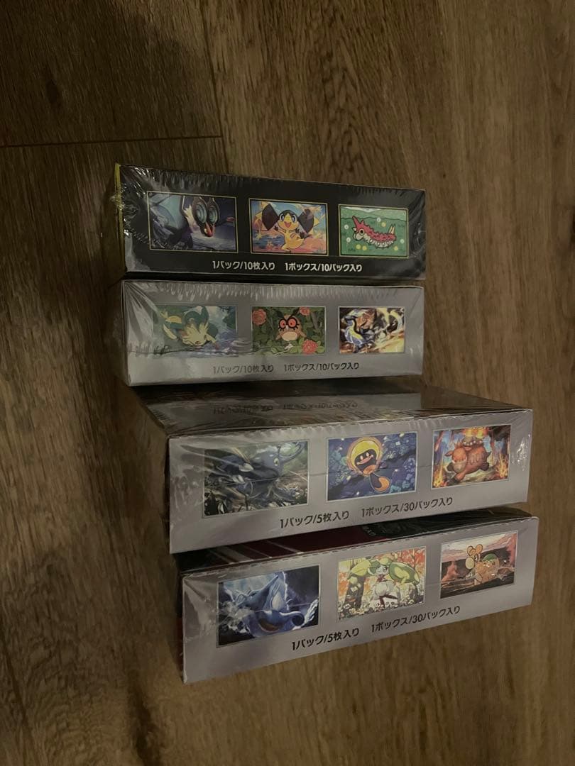 Pokemon ポケカー まとめ売り　シュリンク付き4BOX
