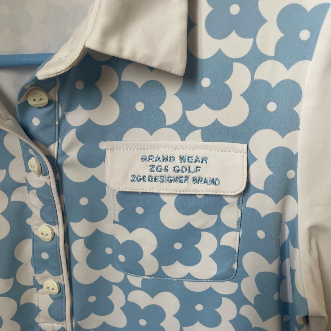 水色ゴルフ上下セット　Ｓサイズ