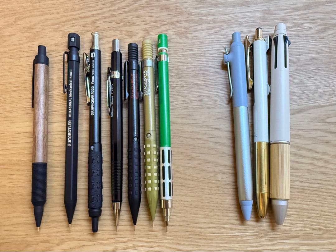 筆記具まとめ売り　ヘキサゴナル 、エバードローなど　検索野原工芸　工房楔