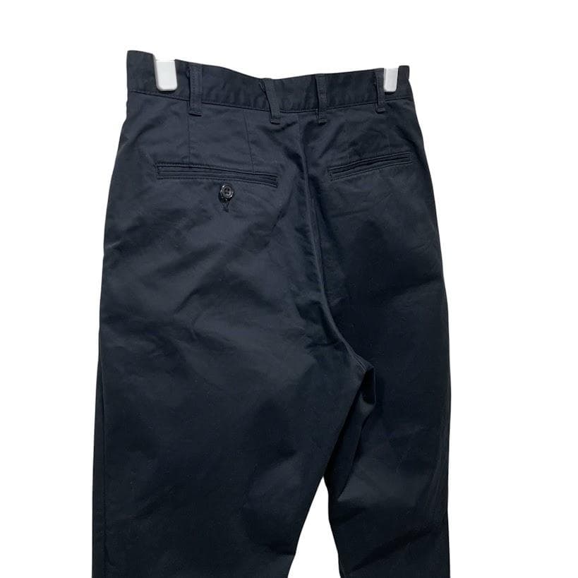 S ブラック ビームスプラス 2タック ワイド チノ BEAMS PLUS