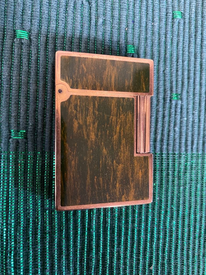 S.T.Dupont デュポン ガスライター グリーン漆系ゴールド