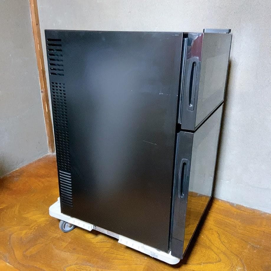 SIS BCW-69DD 電子ミニワインクーラー 2ドア ブラック【動作品】