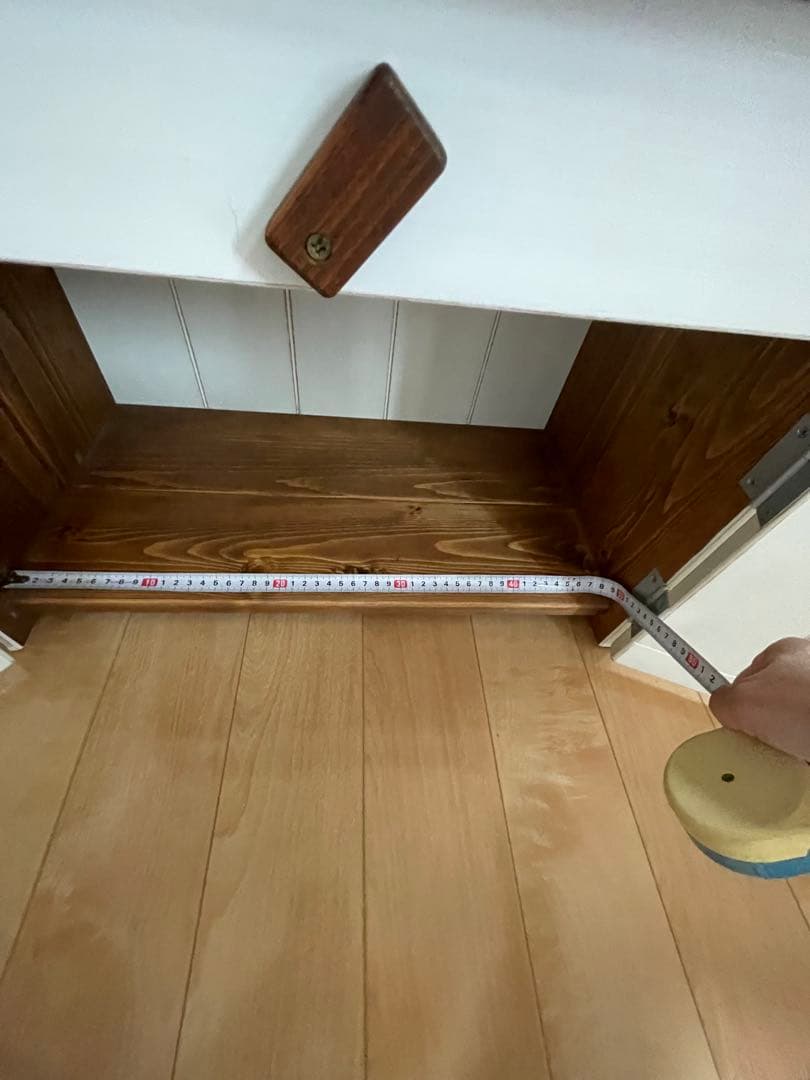 ハンドメイド　飾り棚　アンティーク風　おままごと　シャビー