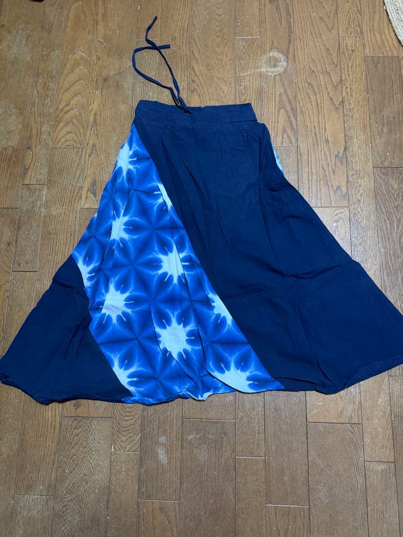 sou・souたばた絞り 伊勢木綿 20/20 麻混 富士／雪花　Ｍ