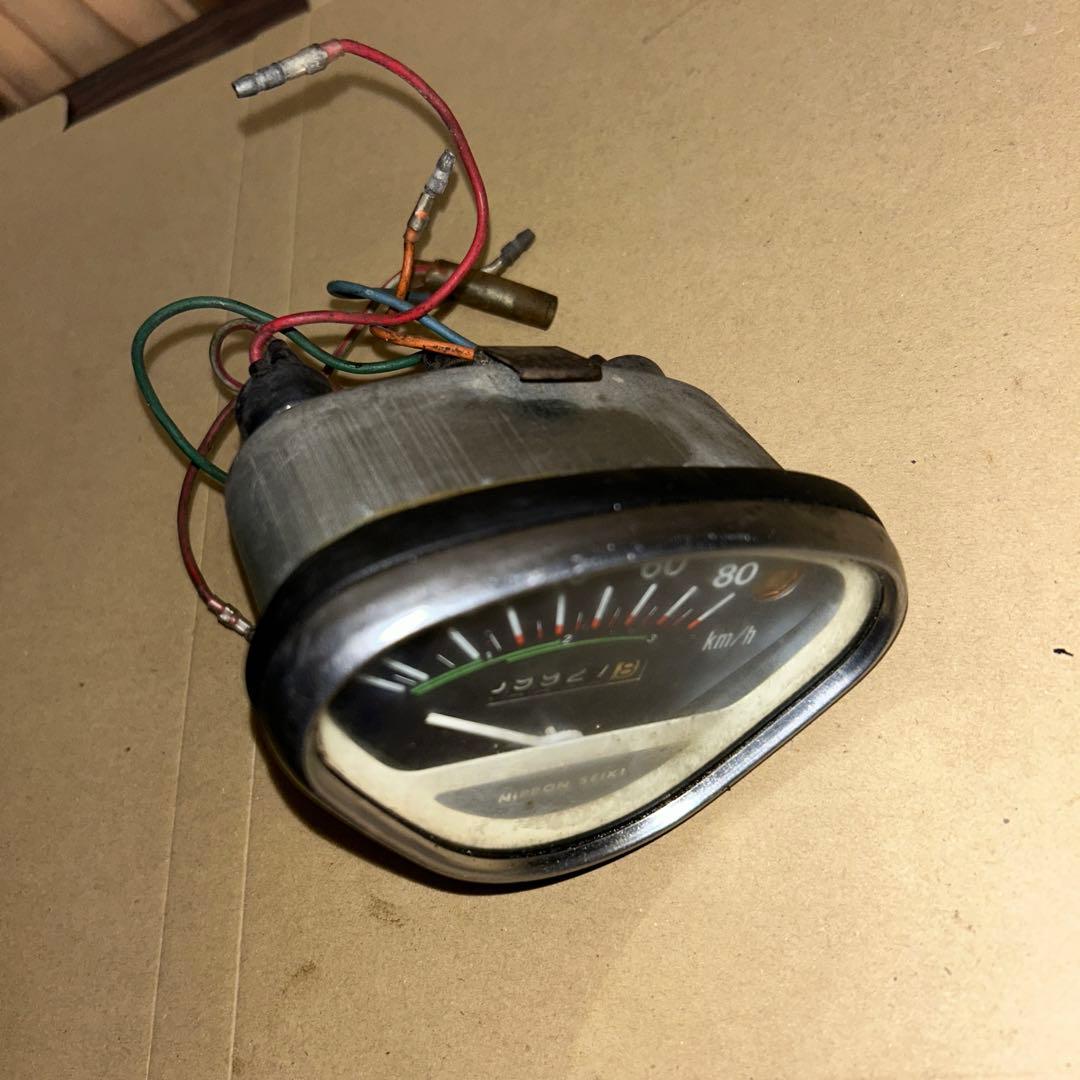 希少当時物廃盤品動作確認済み旧車ホンダダックスのメーターだと思います。