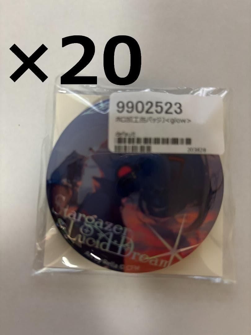 Rella 個展 ホロ加工缶バッジJ 20個　初音ミク