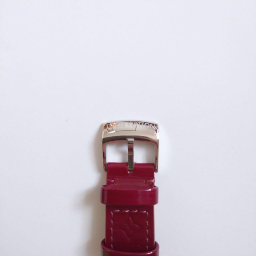 最終値下げ【美品】ルイヴィトン　時計ベルト　タンブール　モノグラム　ヴェルニ