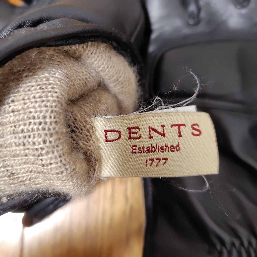 DENTS ドライビンググローブ バイクグローブ ヘアシープレザー カシミヤ