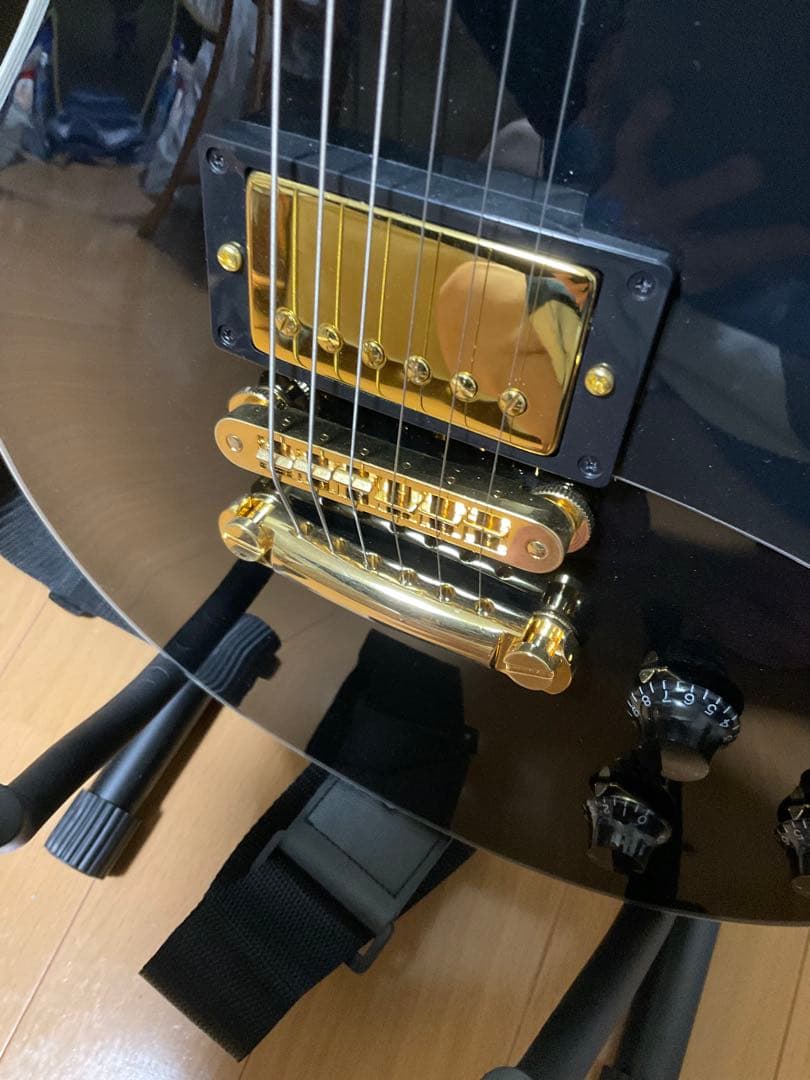 Burny SRLC55 BLK エレキギター　レスポールカスタム ブラック