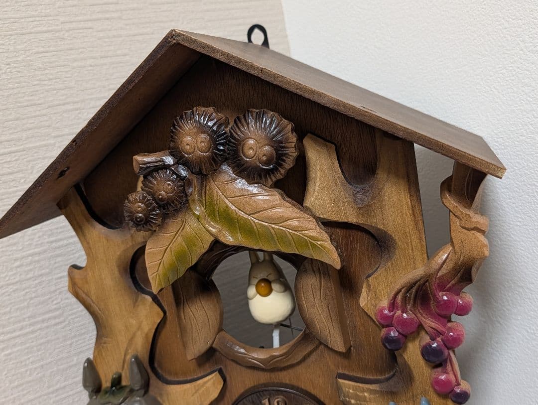 リズム時計 キャラクタークロック となりのトトロ　振り子時計