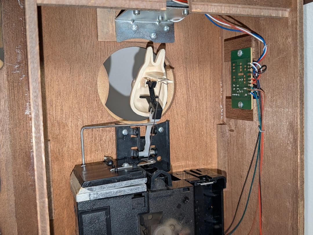 リズム時計 キャラクタークロック となりのトトロ　振り子時計