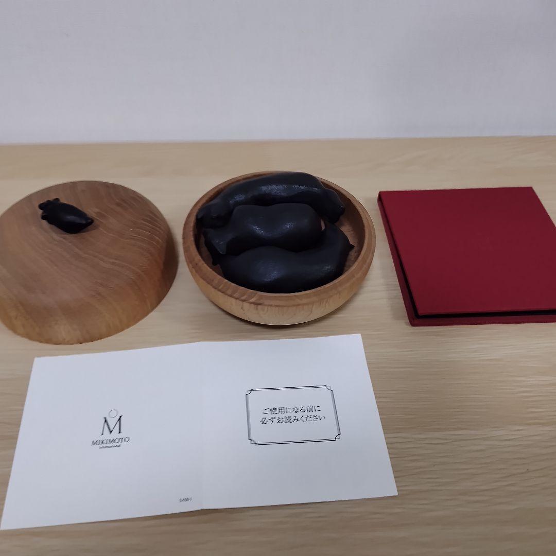 ミキモト　MIKIMOTO　猫のペーパーウェイトセット