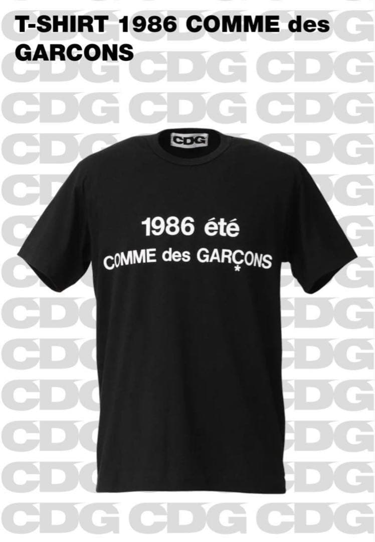 希少T-SHIRT 1986 COMME des GARCONS Sサイズ