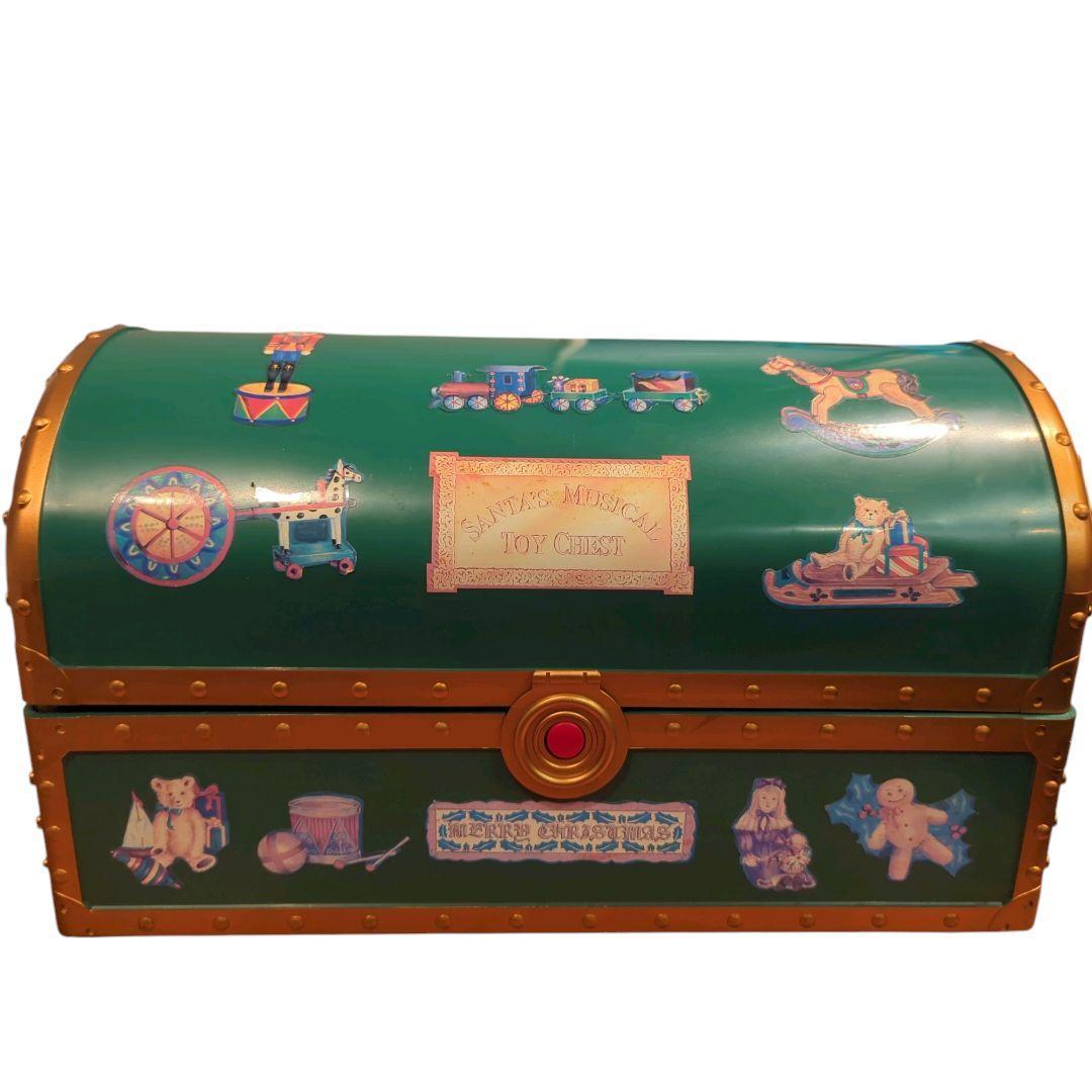 【レトロ】ミスタークリスマス サンタ ミュージカル トイチェスト オルゴール演奏