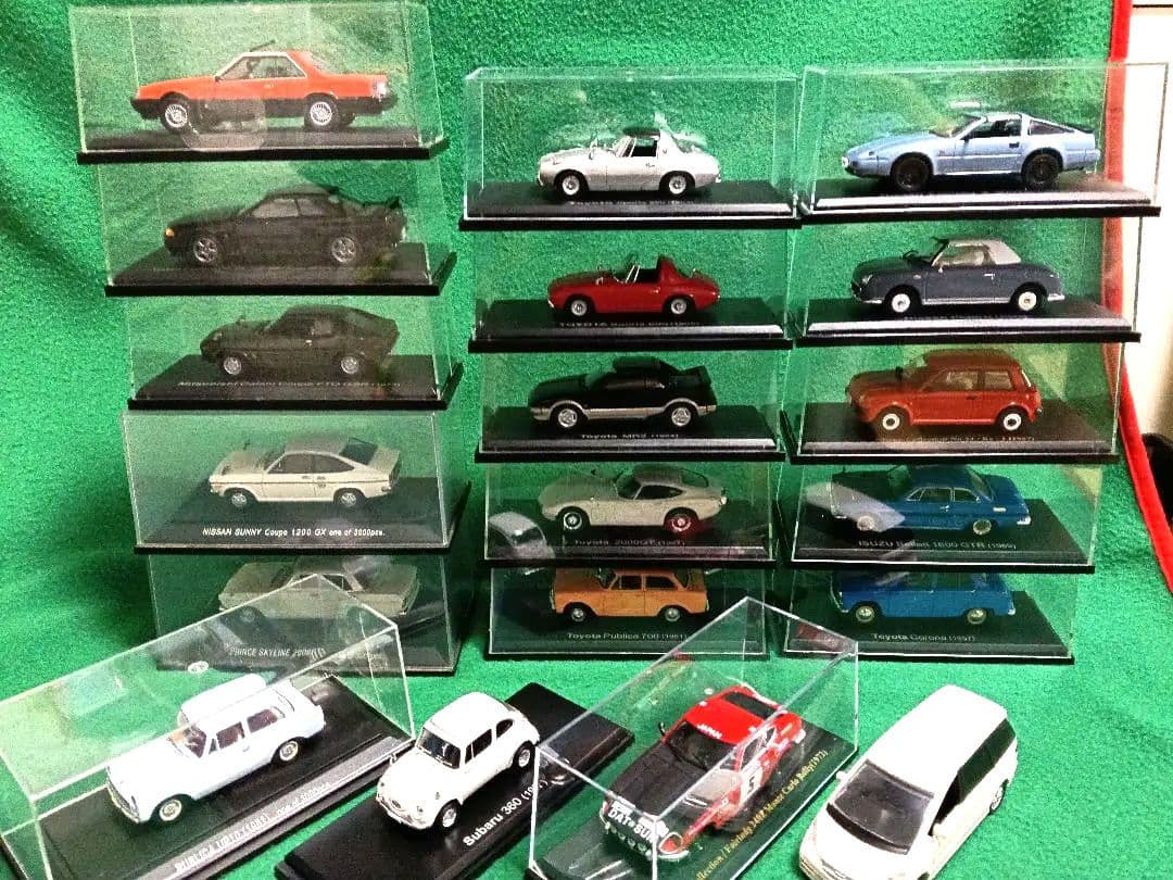 ミニカーコレクション 1/43スケール19台セット。