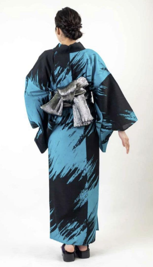 新品未使用　コシノジュンコ　高級浴衣　冴　セオアルファ　ブランド浴衣　洗える浴衣