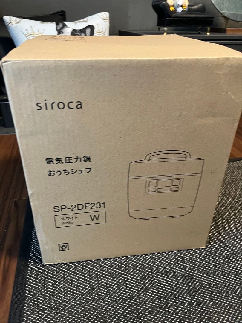 新品　未使用品　siroca 電気圧力鍋 SP-2DF231 ホワイト
