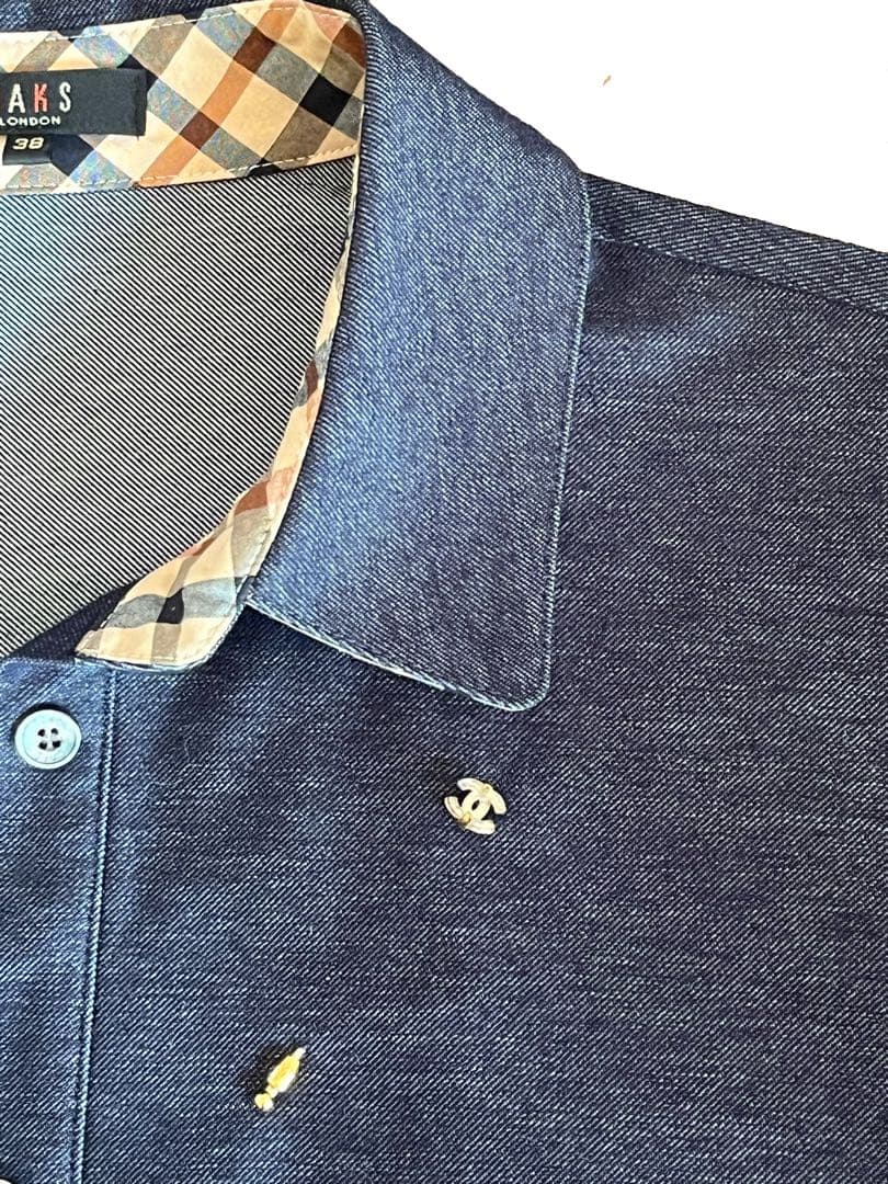 CHANEL シャネル　ピンブローチ　ココマーク　クリア　ビンテージ