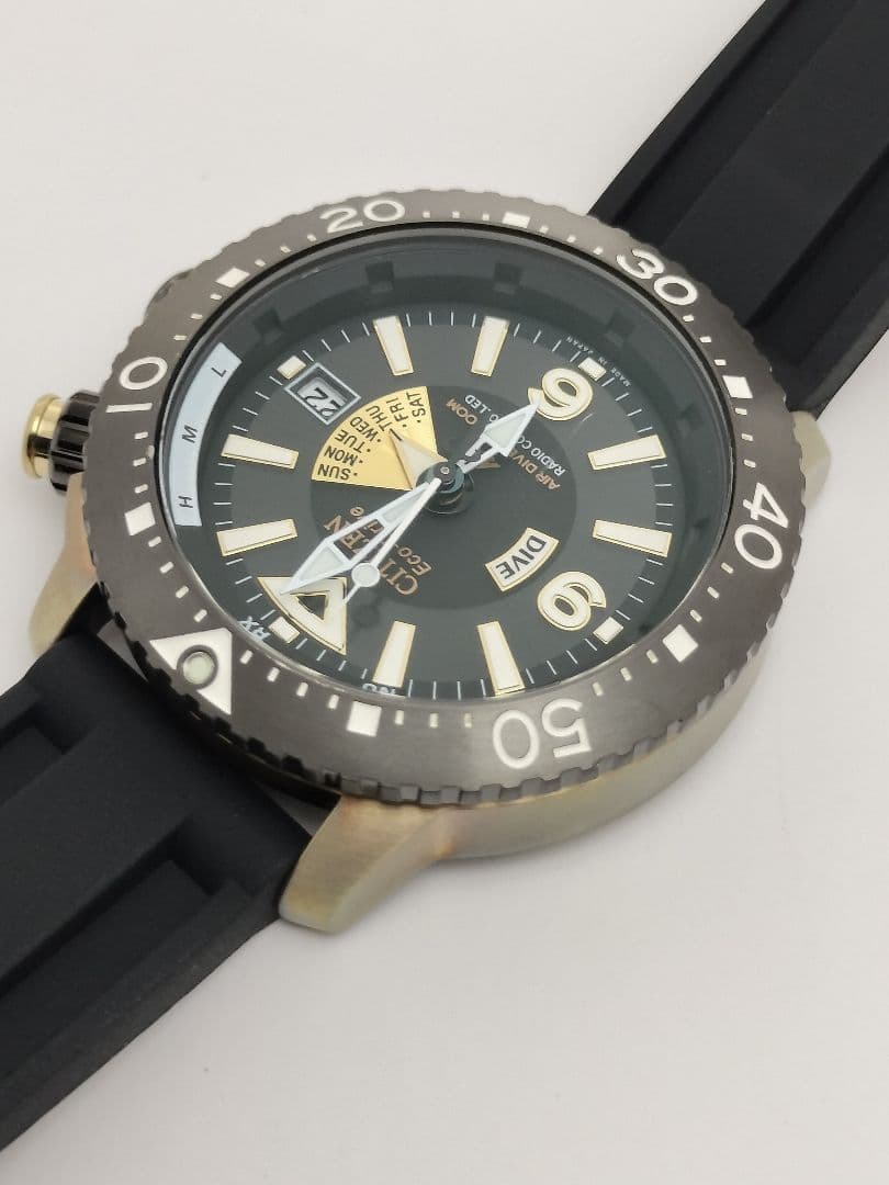 新品ベルト　シチズン　プロマスター　ダイバー　チタン　電波ソーラー　H112