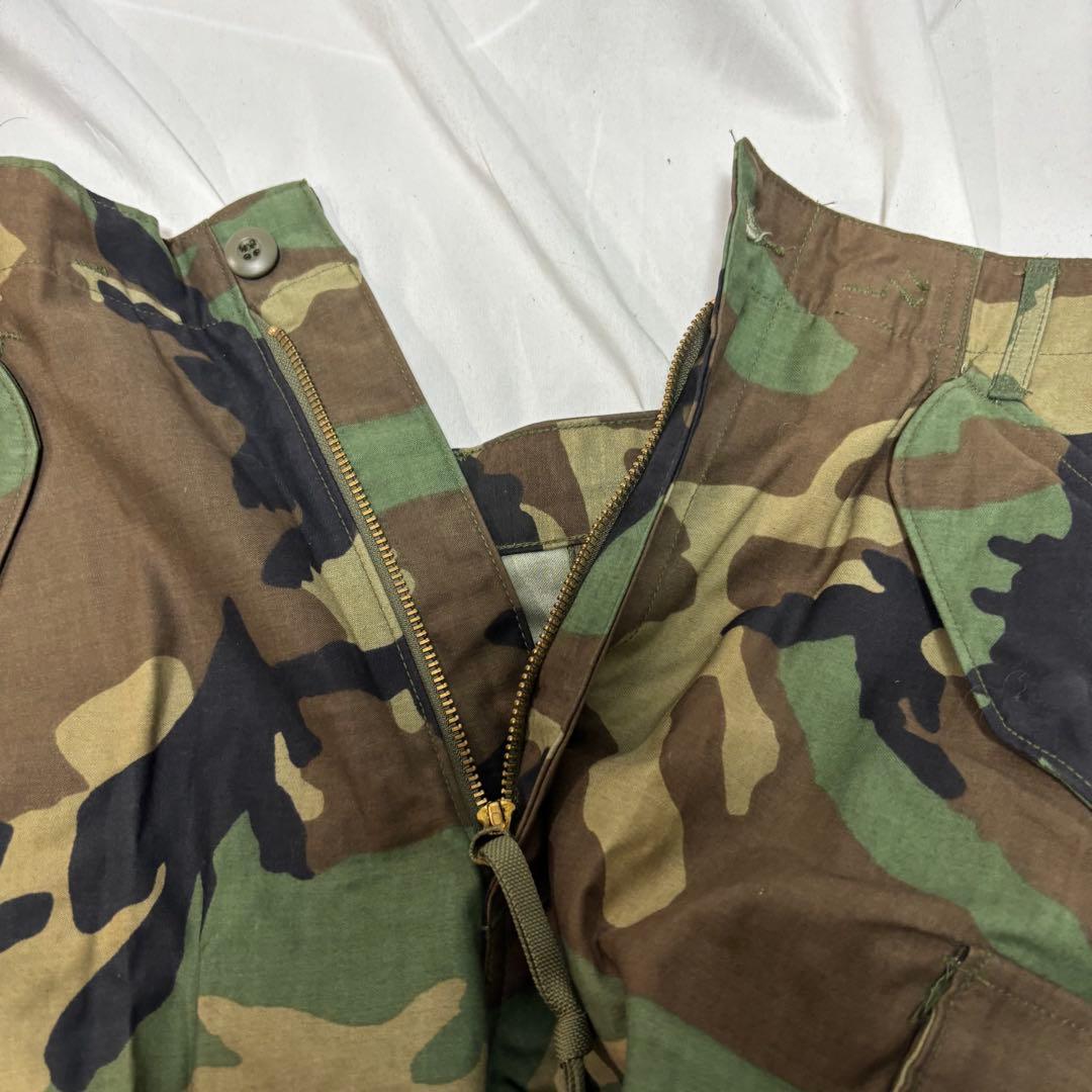米軍 80's デッドストック M-65 カーゴパンツ ウッドランド迷彩　M-R