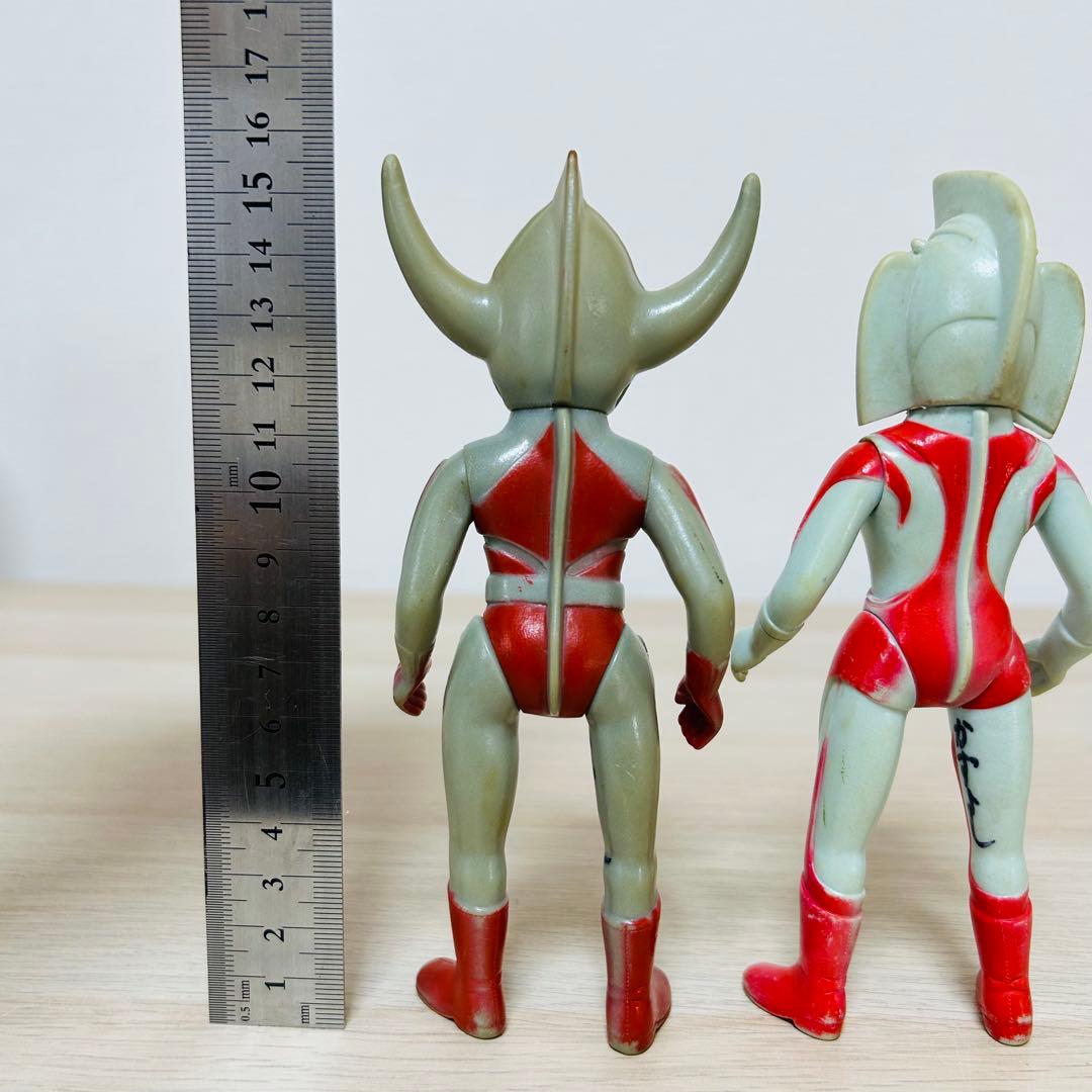 【超レア品】ウルトラの父　ウルトラの母　ブルマァク　フィギュア　ソフビ　レトロ