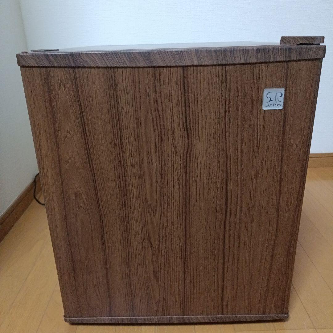 木目調 コンパクト冷蔵庫