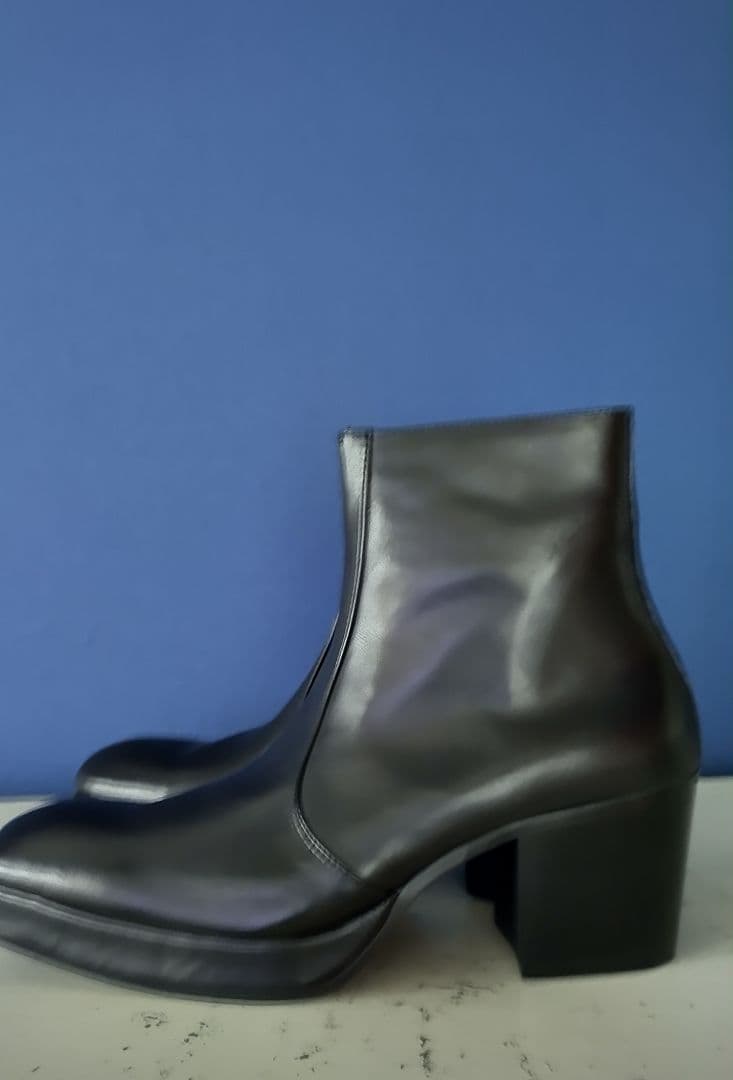 フープディドゥ8cmヒールブーツ255cm新品定価31900円