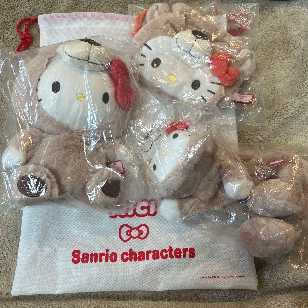 ハローキティ NICI コラボ　限定ぬいぐるみ　ポーチ　ペンケース　３点セット