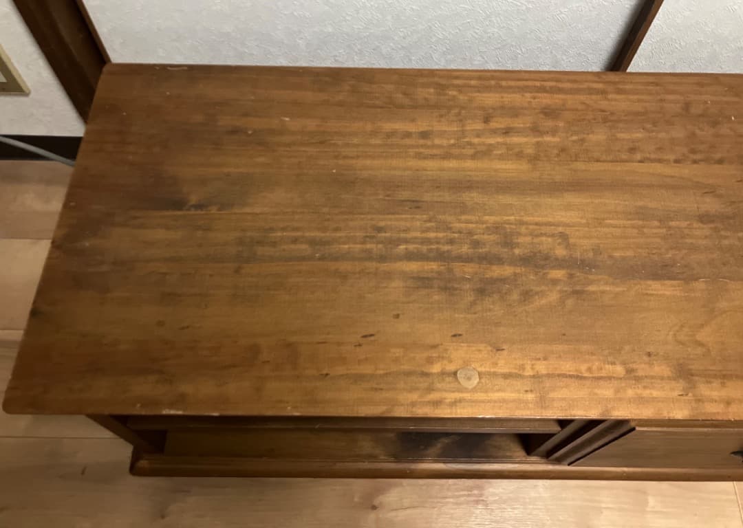 セール❣️ビーカンパニー　木製　テレビ台　テレビボード　アンティーク風　103㎝