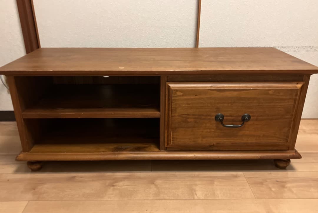 セール❣️ビーカンパニー　木製　テレビ台　テレビボード　アンティーク風　103㎝