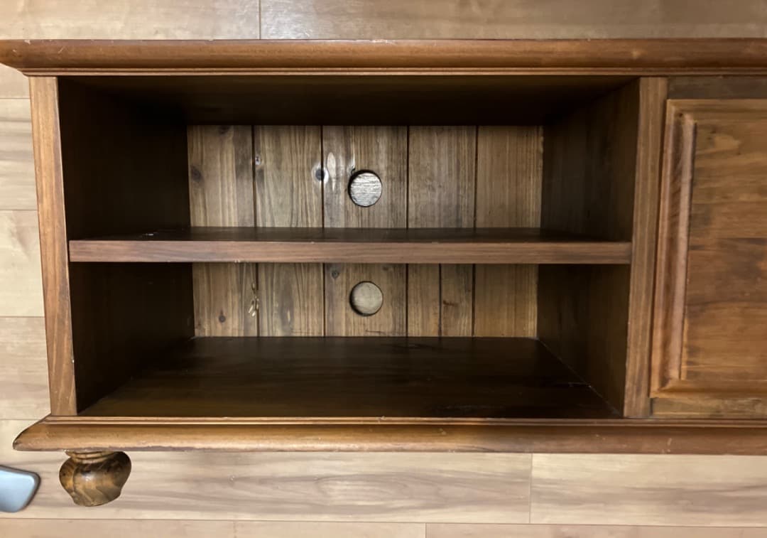 セール❣️ビーカンパニー　木製　テレビ台　テレビボード　アンティーク風　103㎝