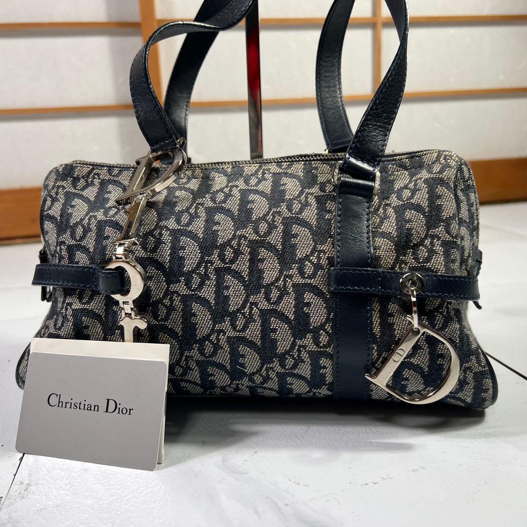 クリスチャン ディオール ショルダーバッグ トロッター キャンバス Dior金具