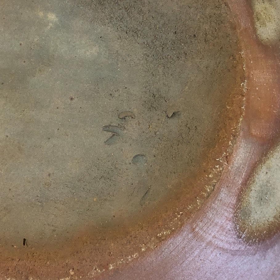 ☆美品 備前焼 木元忠志 特大壺 花器 花瓶 花入れ 共箱 在銘 工芸品