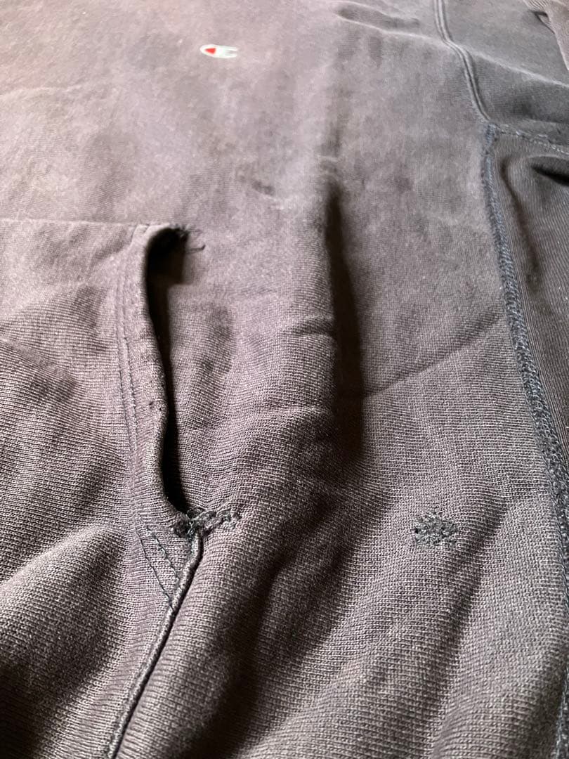 【めるめるえ】90s Championリバースウィーブ 黒 XL USA製