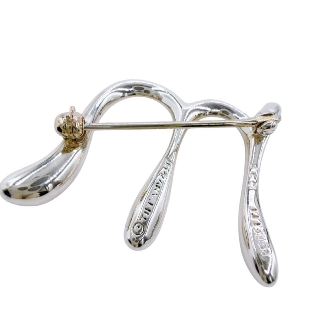 美品✨ティファニー イニシャル ブローチ m シルバー SV 925 セレモニー