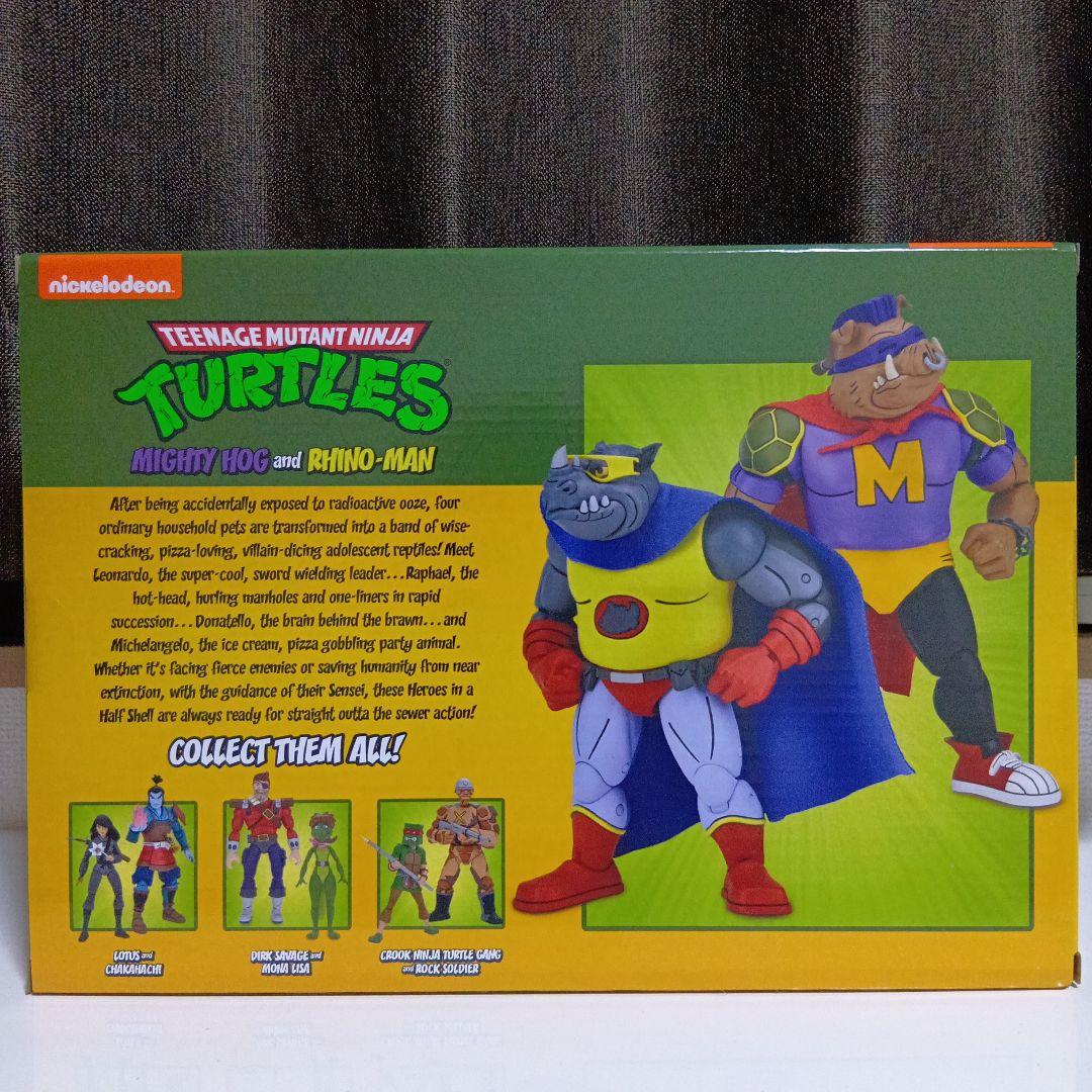 ネカ　ミュータントタートルズ　ビーバップ　ロックステディ　neca TMNT