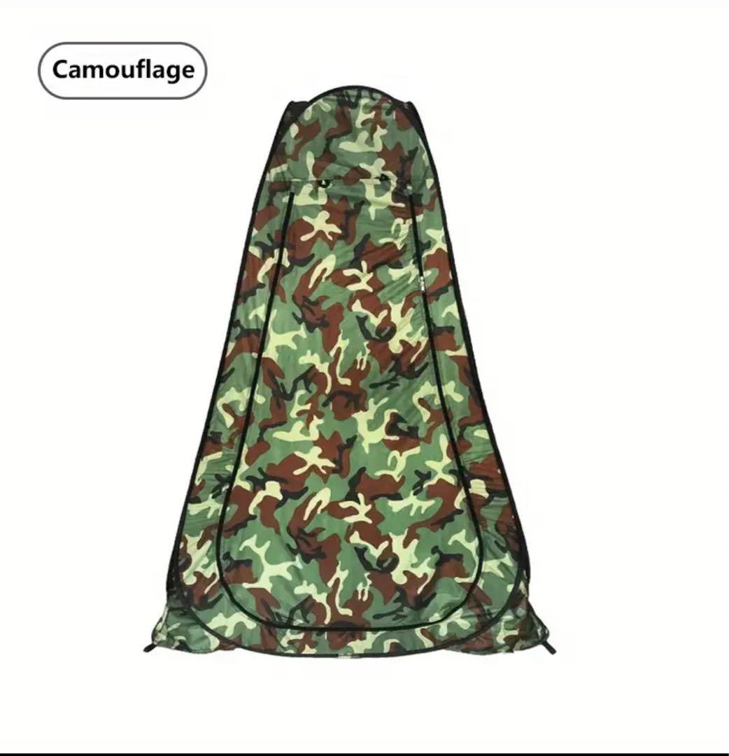 【新品未使用】簡易トイレセット ダブルサイズテント 凝固剤 処理袋付 防災トイレ