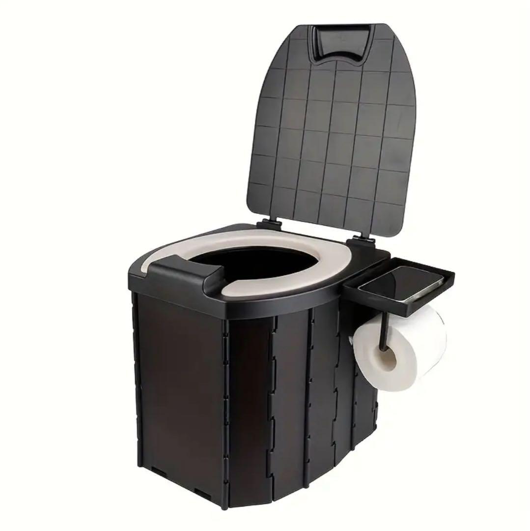 【新品未使用】簡易トイレセット ダブルサイズテント 凝固剤 処理袋付 防災トイレ