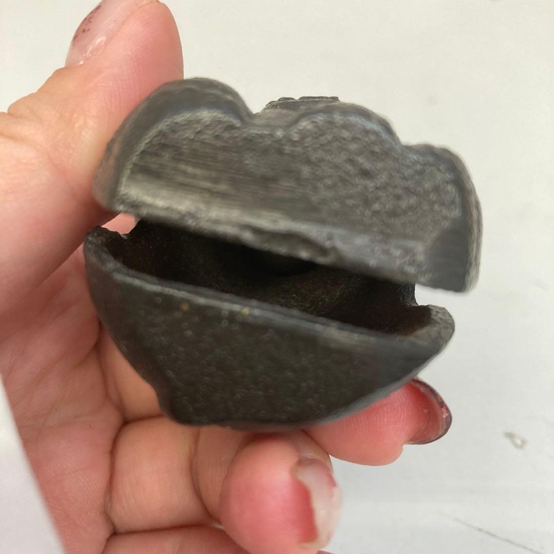 招き猫 まねきねこ 鉄器 鈴 福猫 福 来福 置物 オブジェ インテリア レトロ